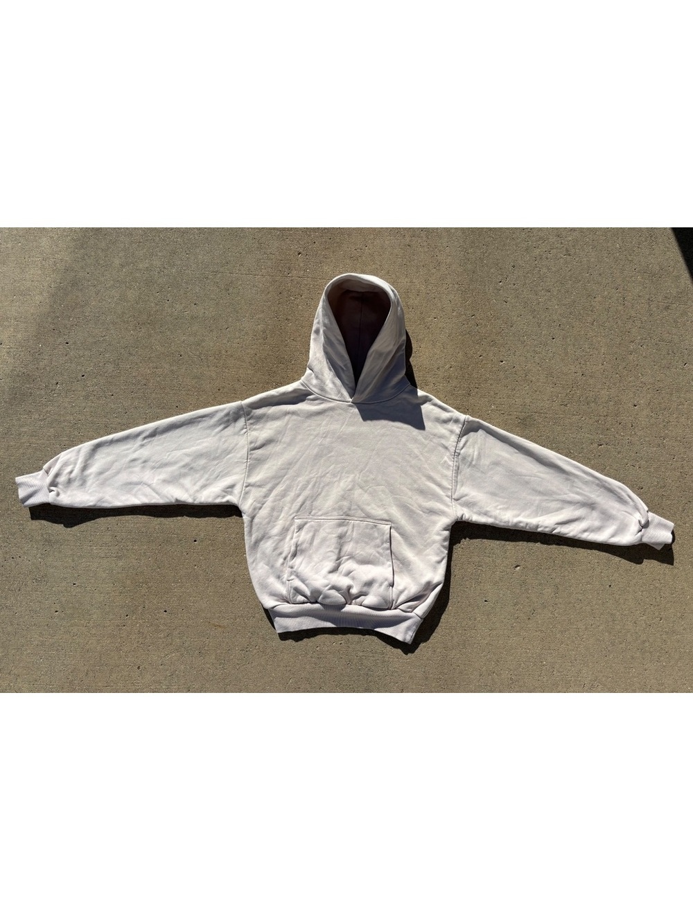 IDLT 300GSM Double Layer Heavyweight Oversized Hoodie Size M
